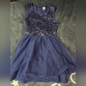 Carter's Blue Sparkly Dress